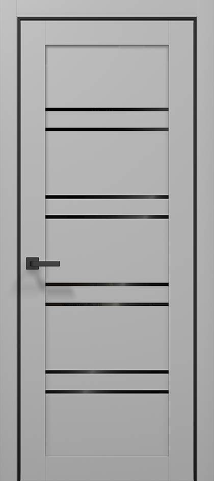 Міжкімнатні двері Папа Карло TETRA Т-01 (BLK)